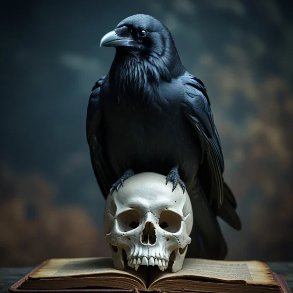 نمادشناسی کلاغ و اسکلت