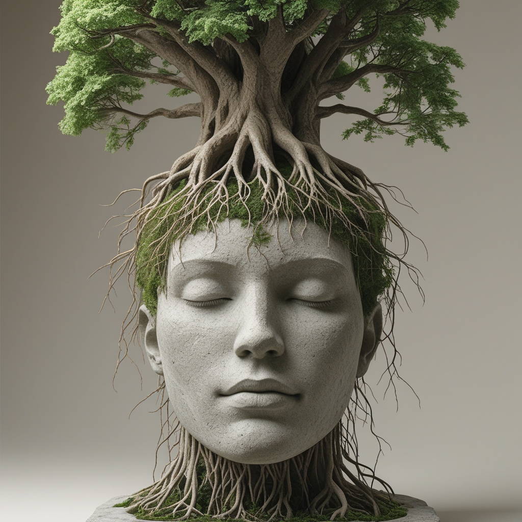 مجسمه اندیشه سبز