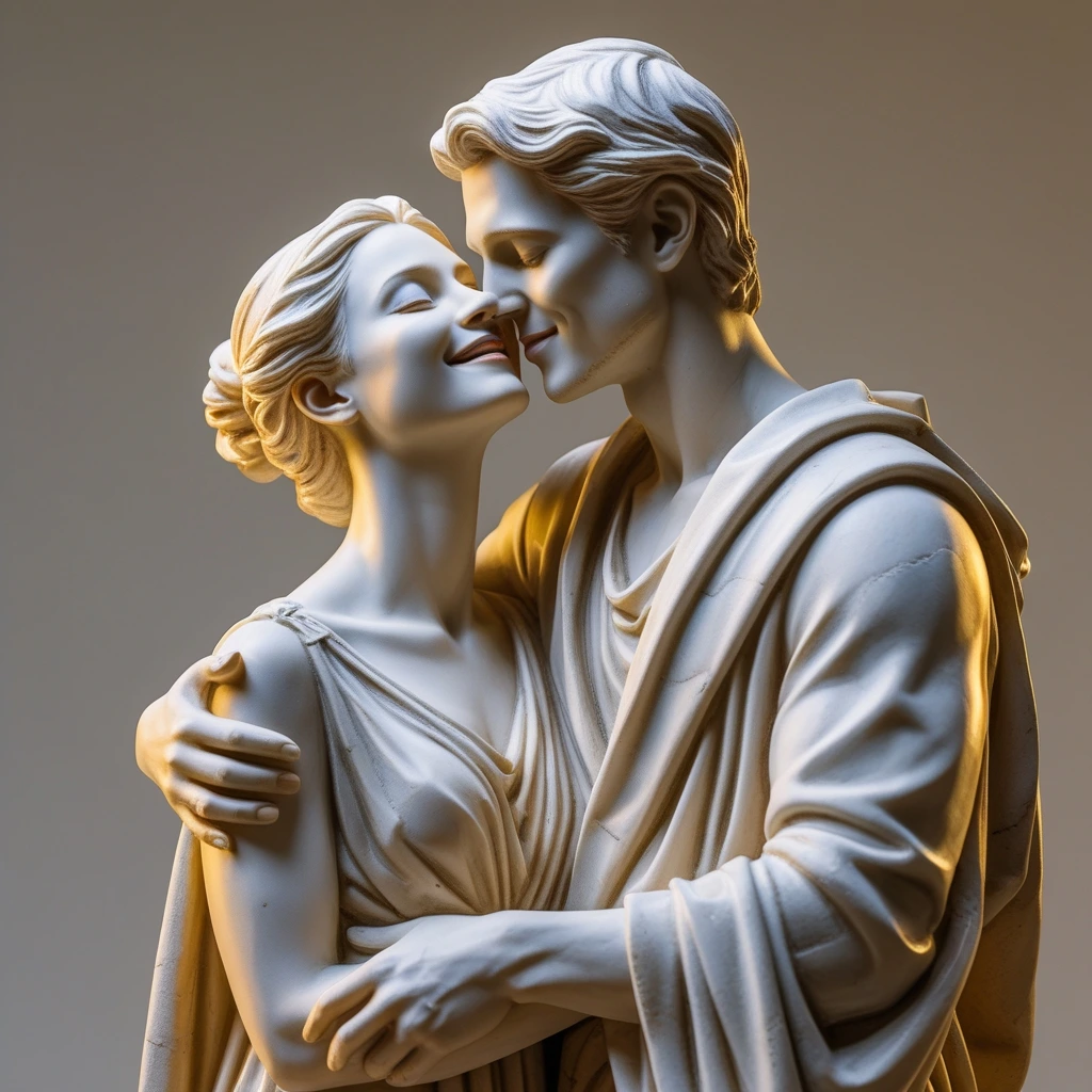 مجسمه بوسه عشق