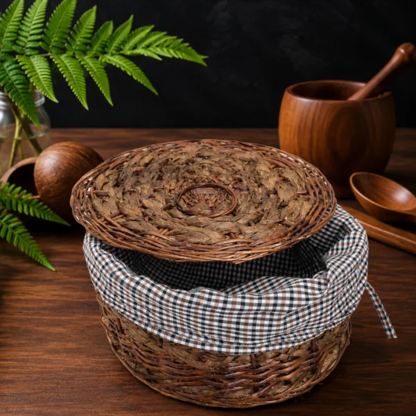 تصویر سبد حصیری دردار کد 3